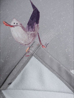 Зара свитшот женский (голубой), футер трехнитка - Lovetex фото 7