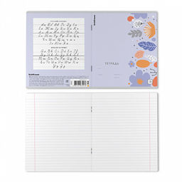 Цена за 10 шт. Тетрадь школьная ученическая ErichKrause Ikebana, 18 листов, линейка (в плёнке по 10 шт.)_MIX-PACK  фото 8