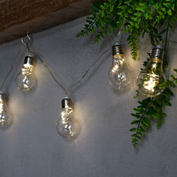 ULD-S1800-050/STB/3AA WARM WHITE IP20 RETRO BULBS-1 Гирлянда светодиодная Лампочки ретро-1, на батарейках 3AA (не в/к), 1,8м. 50 светодиодов. Теплый белый свет. Провод прозрачный. TM Uniel