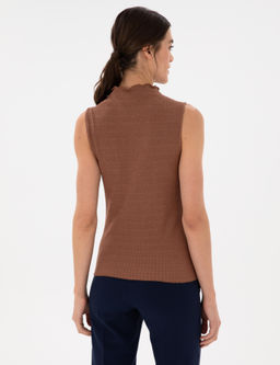 Kahverengi Slim Fit _rme Bluz - Pierre cardin фото 5