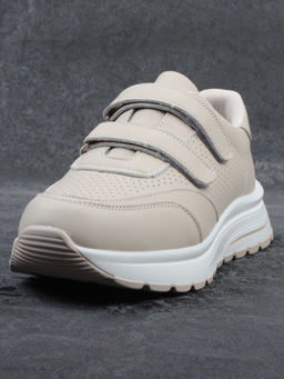 03-YH516-2 DK. BEIGE Кроссовки женские (натуральная кожа) - Фабричный китай фото 14