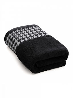 Полотенце для лица 50x90 черный махровая ткань