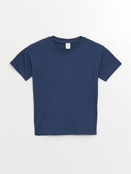 Bisiklet Yaka K?sa Kollu Basic Erkek Bebek Ti??rt