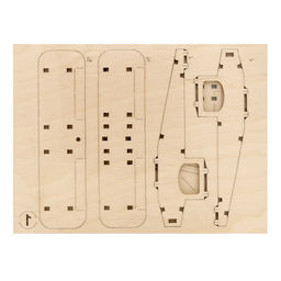 REZARK TAR-02 Пазл 3D 22 элемент. Самолет
