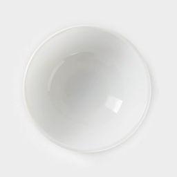 Салатники Avvir Дива, набор 7 шт.: 6 шт.: d=11 см, 1 шт.: d=20 см, стеклокерамика, белые