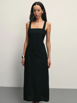 Платье из льна с вискозой / Zarina  фото 2