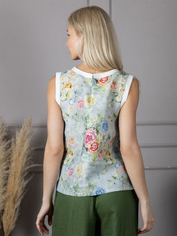 Льняная майка