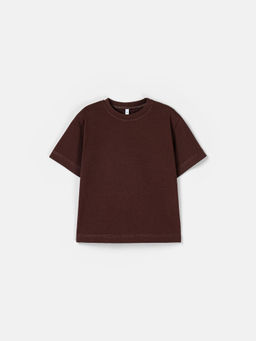 Футболка оверсайз Каштан - Bungly фото 2