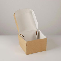 Цена за 2 шт. Коробка подарочная складная крафтовая, упаковка, 12×8×12 см