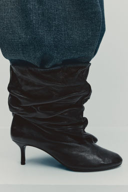 Botas de piel con tac?n - H&m фото 2