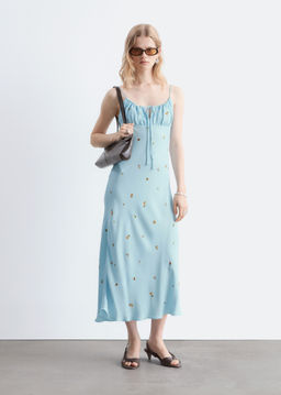 Vestido midi con cordones de ajuste - H&m фото 3