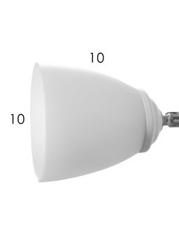 Цена за 2 шт. Бра BayerLux 4112/1, 1×40 Вт, E27, 11×18×19.5 см белое