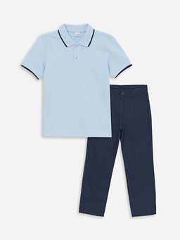 Polo Yaka Erkek ?ocuk Ti??rt ve Pantolon