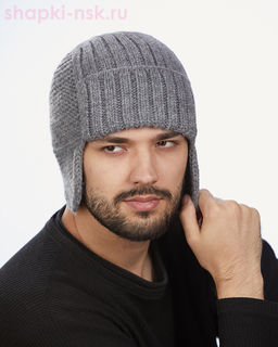 Клайд Ушанка мужская флис (56-58)