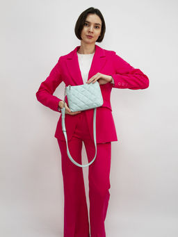 LACCOMA сумка Амелия-Ф826-голубой эко кожа хлопок