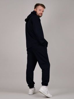 Костюм Денвер синий, футер с лайкрой - Малина фото 4