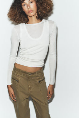 DOUBLE KNIT TOP - Zara фото 2