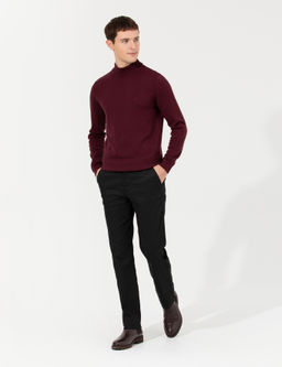 Siyah Regular Fit Kanvas Pantolon - Pierre cardin фото 3