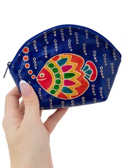 Косметичка Рыбы (кожа) Набор 3шт. № 0587/11 - Ганг фото 9