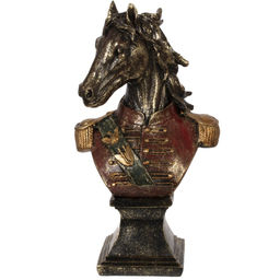 Фигурка декоративная "Бюст лошади", L13 W8 H24 см
