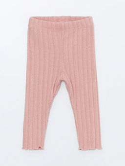 Beli Lastikli Kendinden Desenli K?z Bebek Tayt