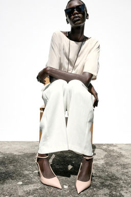 KNIT TOP WITH ORGANZA - Zara фото 7