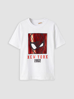 Spider-Man Bask?l? Erkek ?ocuk Ti??rt