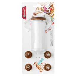 Кулинарный шприц с 4 насадками APOLLO Dolce Выпечка фото 6