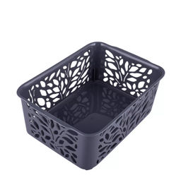 Корзина Leaves 4л 258х186х100мм серый - Полимербыт фото 4