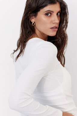 MAMA Camiseta en punto de canale - H&m фото 4