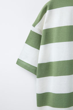 WIDE STRIPE T-SHIRT - Zara фото 4