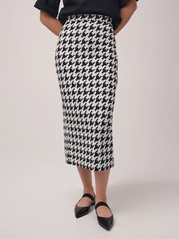 CONTE LU 2815 Юбка женская dogtooth - Conte elegant фото 2