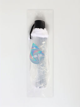 Зонт механический «Однотонный», 3 сложения, 8 спиц, R=48/53 см, d=96 см, прозрачный, белый