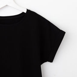 Футболка женская MIST basic, размер 40-42, чёрная