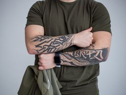 178 Футболка базовая, хаки - Knitka wear фото 3