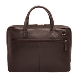 Кожаная деловая сумка для ноутбука Carter Black - Lakestone фото 13