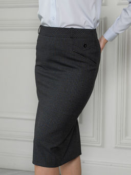 юбка на подкладе на широкой кокетке