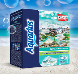 Таблетки для посудомоечных машин Сила Минералов 100 шт - Aquarius фото 2