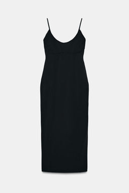 STRAPPY MIDI DRESS - Zara фото 12
