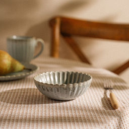 Салатник SL Home «Эхо Крита», 300 мл, d=13 см, фарфор, белый