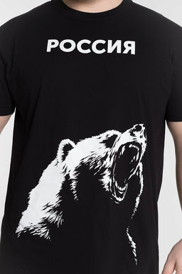 Футболка М124021Пг Черный - Елена фото 5