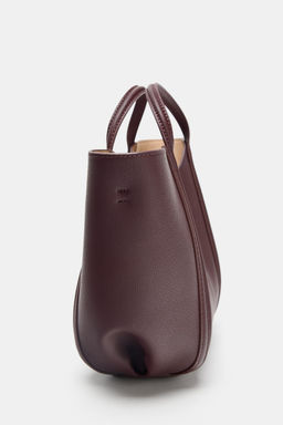 MINI CITY BAG WITH TOPSTITCHING - Zara фото 5