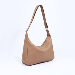 Сумка-мешок на молнии, цвет бежевый - Simaland фото 3