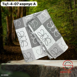 Плед на диван или кровать с принтом