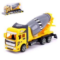 Машина инерционная Бетономешалка, цвет МИКС