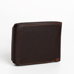 Портмоне мужское на магнитах, коричневое