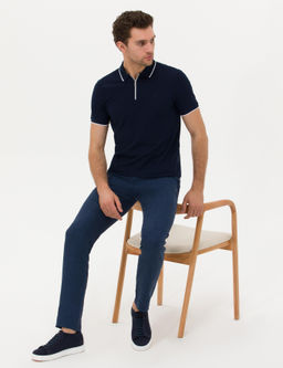 Lacivert Slim Fit T-Shirt - Cacharel фото 11