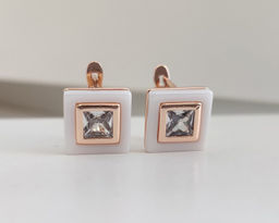 Серьги с керамикой