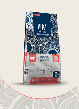 Корм Vida Nativa для взрослых собак средних и крупных пород с с ягненком и бурым рисом P02133004