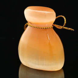 Фигурка-оберег «Мешочек семейного благополучия», большой, селенит